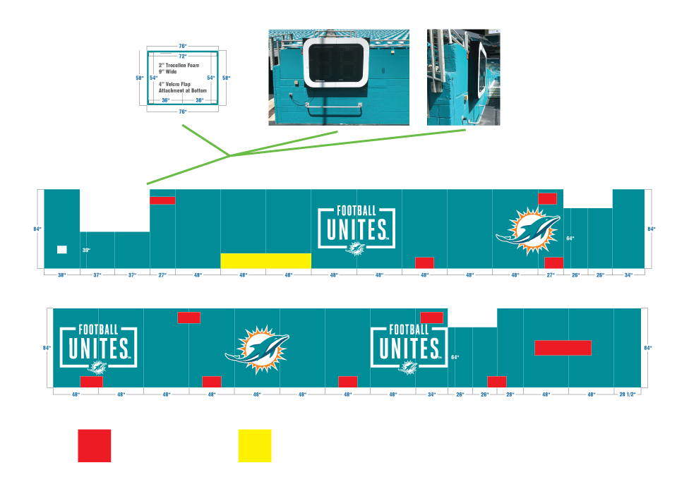 Miami Dolphins Graphic Layout